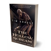 3D view of Premade Horror Book Cover - Cocoa Brown