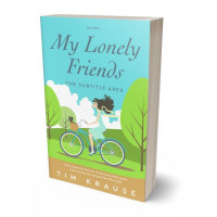 3D view of Premade Chick Lit Book Cover - Vista Blue