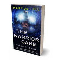 3D view of Premade Action & Adventure Book Cover - Conch
