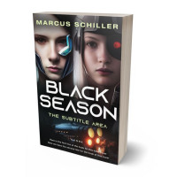 3D view of Premade Science Fiction Book Cover - Thunder