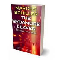 3D view of Premade Apocalyptica Book Cover - Merlot