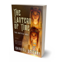 3D view of Premade Historical Book Cover - Apache