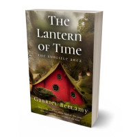 3D view of Premade Fantasy Book Cover - Metallic Bronze