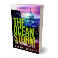 Tablet view of Clam Shell #25900 - Premade Action & Adventure Book Cover