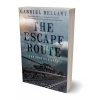 3D view of Premade Action & Adventure Book Cover - River Bed