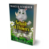 3D view of Premade Teen & Young Adult Book Cover - Lunar Green