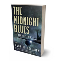 3D view of Premade Business Book Cover - Outer Space