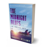 3D view of Premade Action & Adventure Book Cover - Polo Blue