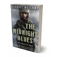 3D view of Premade Action & Adventure Book Cover - Heavy Metal