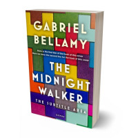 3D view of Premade Abstract Book Cover - Bright Gray