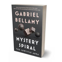 Tablet view of Ship Gray #26063 - Premade Abstract Book Cover