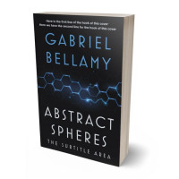 3D view of Premade Abstract Book Cover - Shark