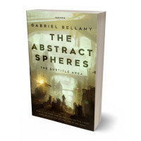 3D view of Premade Science Fiction Book Cover - Swamp Green