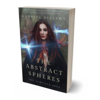 3D view of Premade Fantasy Book Cover - Ship Gray