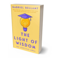 3D view of Premade Education Book Cover - Marigold Yellow