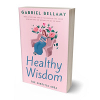 3D view of Premade Health & Mind & Body Book Cover - Azalea