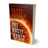 3D view of Premade Apocalyptica Book Cover - Kenyan Copper