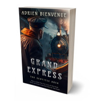 3D view of Premade Travel Book Cover - Cinder