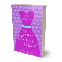 3D view of Premade Chick Lit Book Cover - Lavender