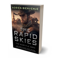 3D view of Premade Romance Book Cover - Indian Khaki