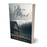 3D view of Premade Literary Fiction Book Cover - Outer Space