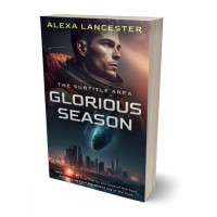 3D view of Premade Science Fiction Book Cover - Charade