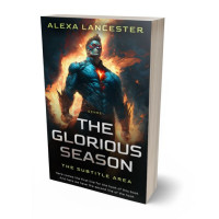 3D view of Premade Teen & Young Adult Book Cover - Tan