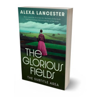 3D view of Premade Romance Book Cover - Green Kelp