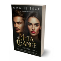 3D view of Premade Romance Book Cover - Teak