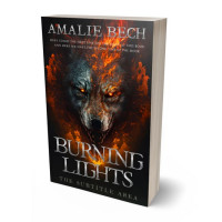 3D view of Premade Horror Book Cover - Cocoa Brown
