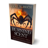 3D view of Premade Mystery & Thriller & Suspense Book Cover - Cocoa Brown