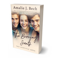 3D view of Premade Teen & Young Adult Book Cover - Almond