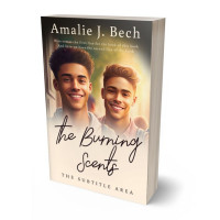3D view of Premade Teen & Young Adult Book Cover - Almond