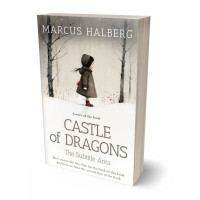 3D view of Premade Horror Book Cover - Satin Linen