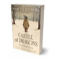 3D view of Premade Horror Book Cover - Almond