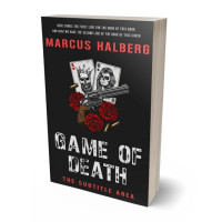 3D view of Premade Action & Adventure Book Cover - Cod Gray