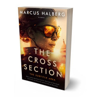 3D view of Premade Mystery & Thriller & Suspense Book Cover - Coffee Bean