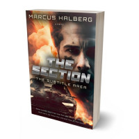 3D view of Premade Mystery & Thriller & Suspense Book Cover - Tumbleweed