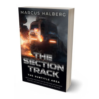 3D view of Premade Apocalyptica Book Cover - Tan