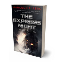 3D view of Premade Mystery & Thriller & Suspense Book Cover - Soft Amber