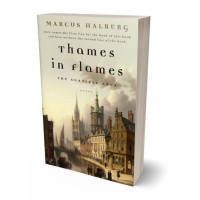 3D view of Premade Historical Book Cover - Bone