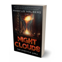 3D view of Premade Apocalyptica Book Cover - Cocoa Brown