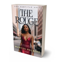 3D view of Premade Romance Book Cover - Silver Rust