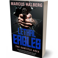 3D view of Premade Mystery & Thriller & Suspense Book Cover - Woodsmoke