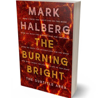 3D view of Premade Action & Adventure Book Cover - Bulgarian Rose