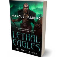 3D view of Premade Action & Adventure Book Cover - Aztec