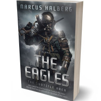 3D view of Premade Apocalyptica Book Cover - Tuna