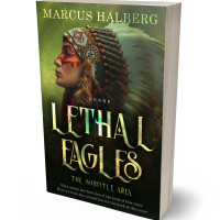 3D view of Premade Fantasy Book Cover - Rangoon Green