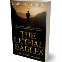 3D view of Premade Action & Adventure Book Cover - Muddy Waters