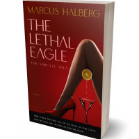 3D view of Premade Erotica Book Cover - Dark Tan